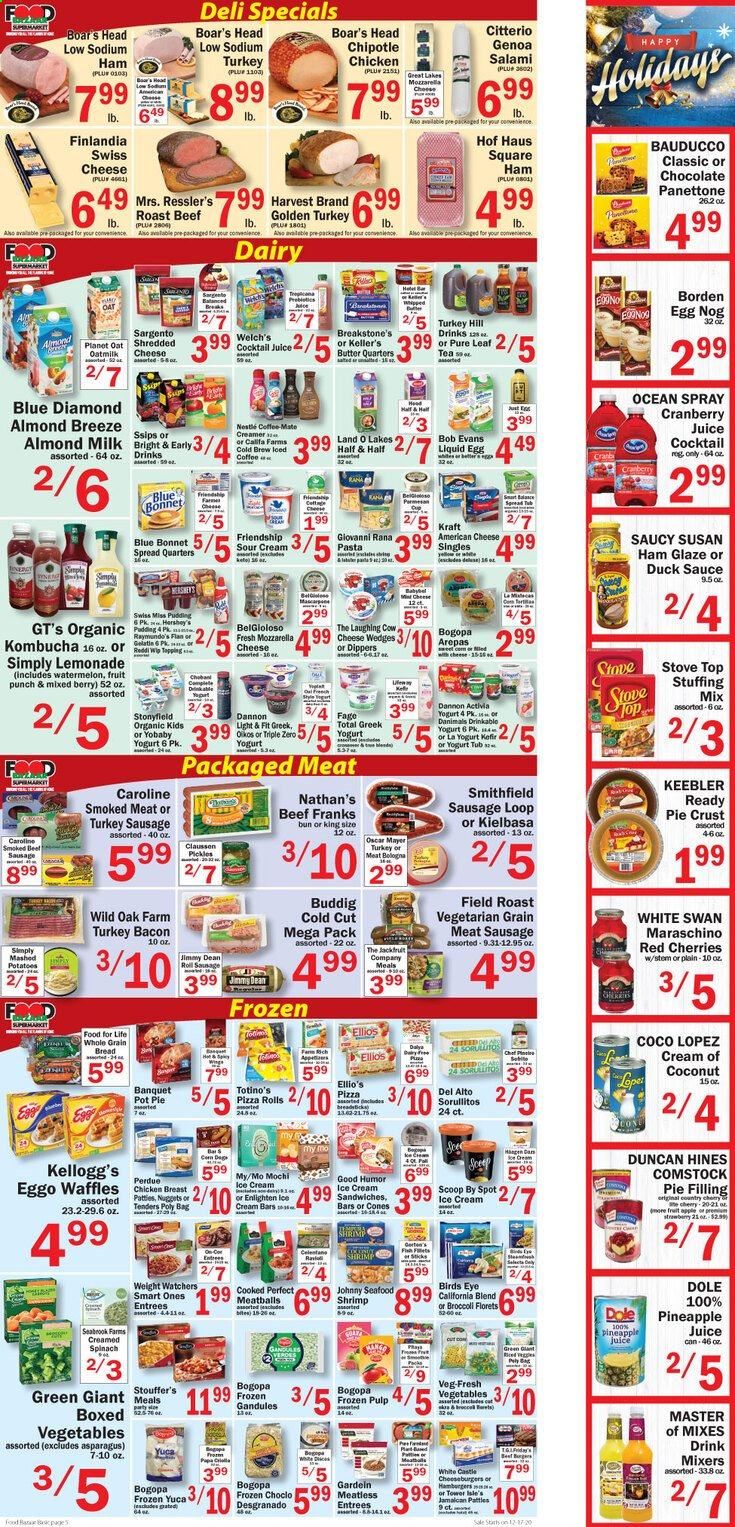 Food Bazaar (CT, NJ, NY) Weekly Ad Flyer December 17 to December 23