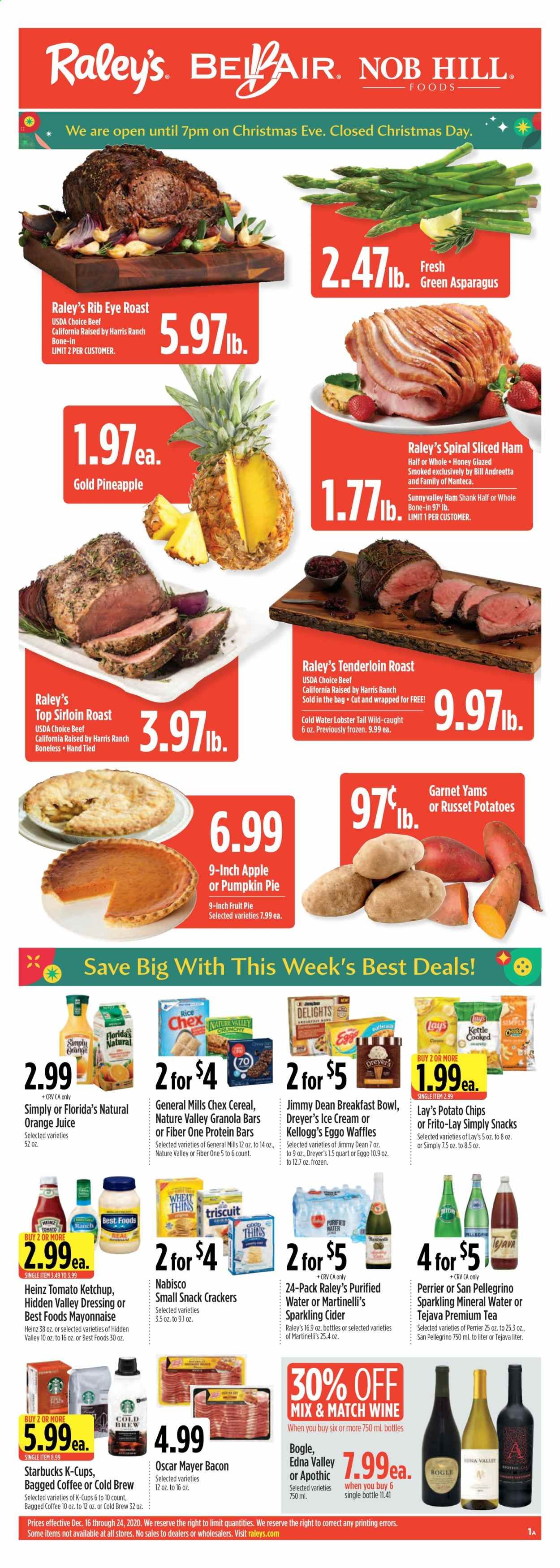 Raley's (CA, NV) Weekly Ad Flyer December 16 to December 24