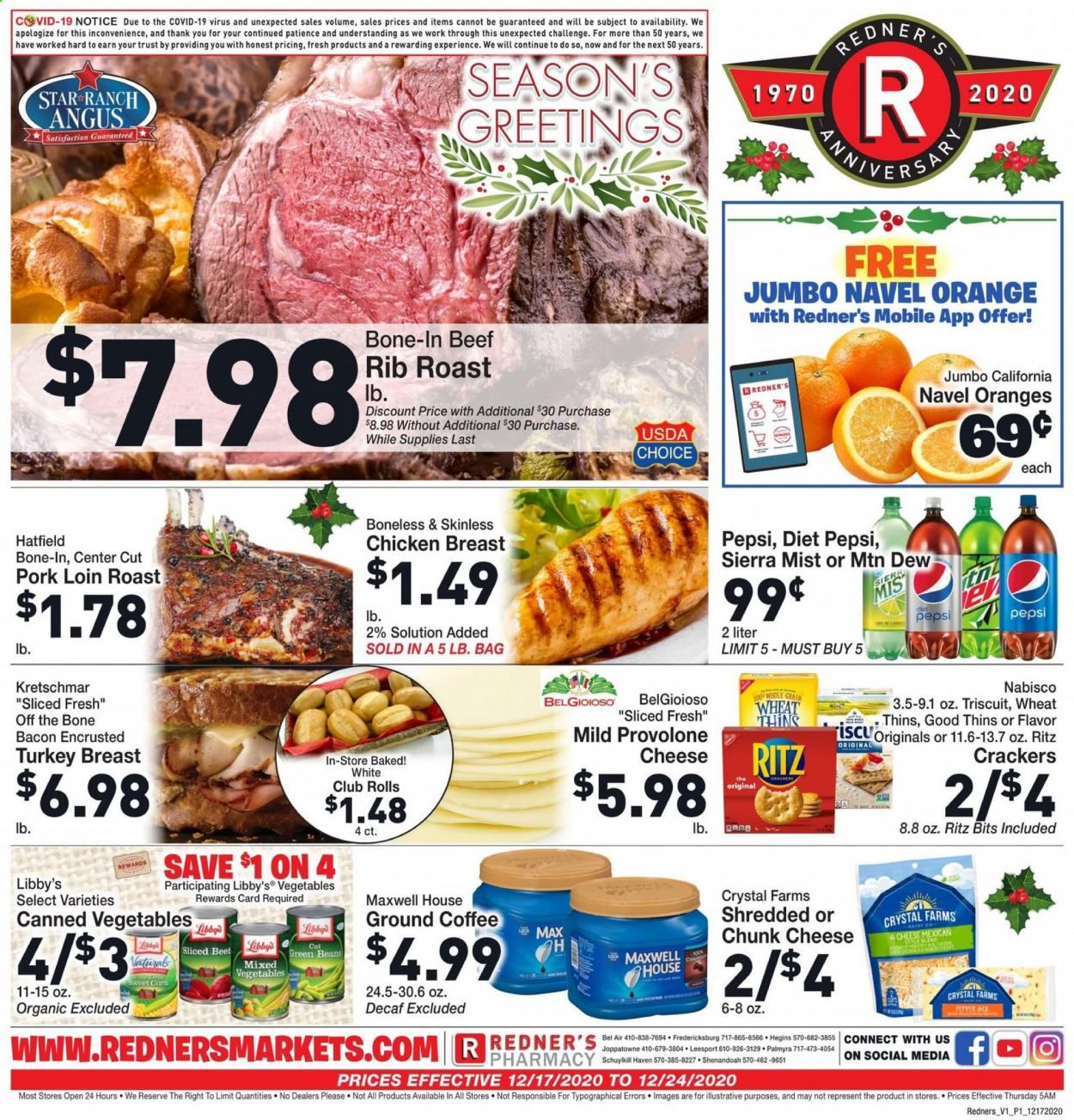 Redner's Markets Weekly Ad Flyer December 17 to December 24