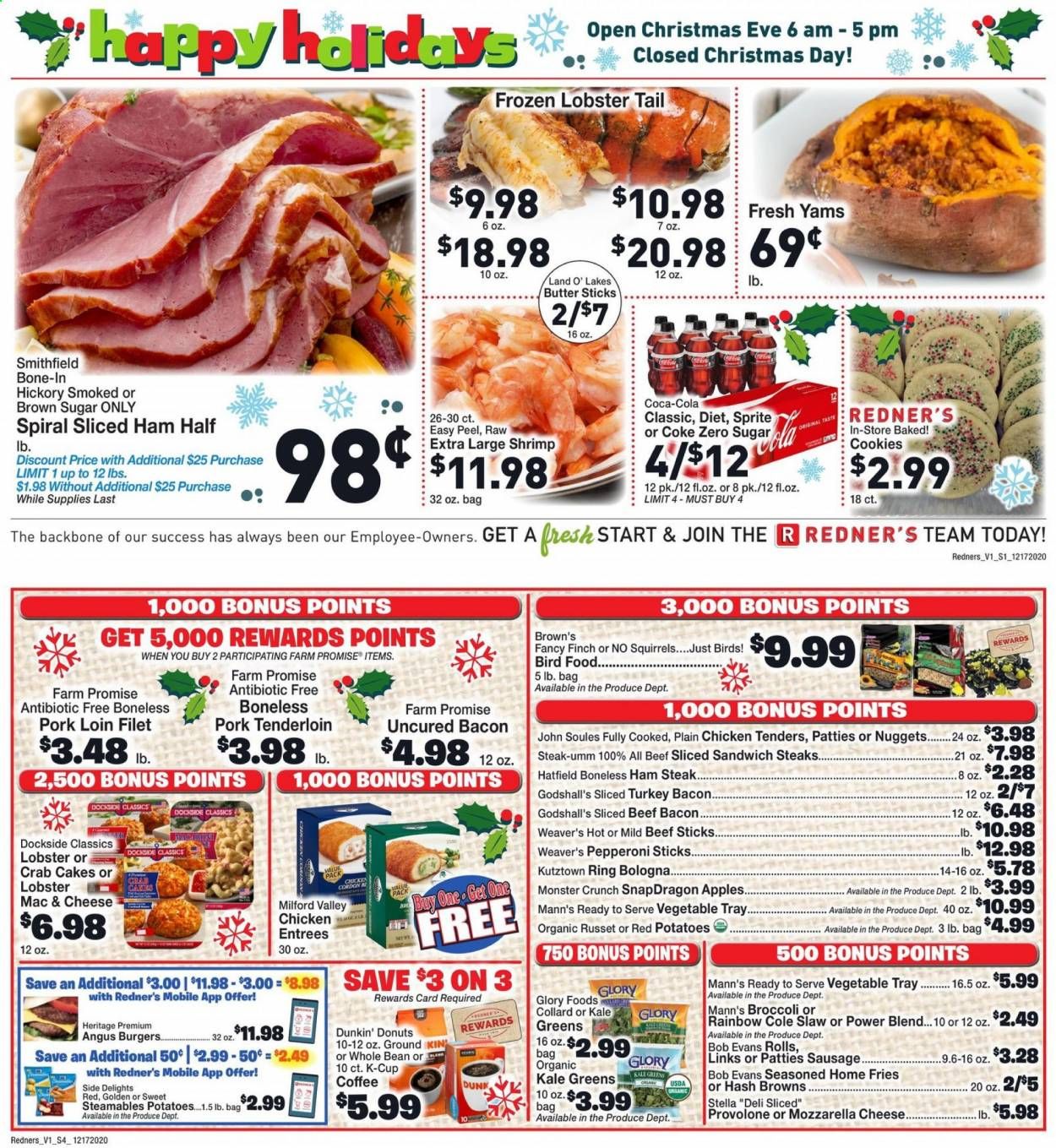 Redner's Markets Weekly Ad Flyer December 17 to December 24