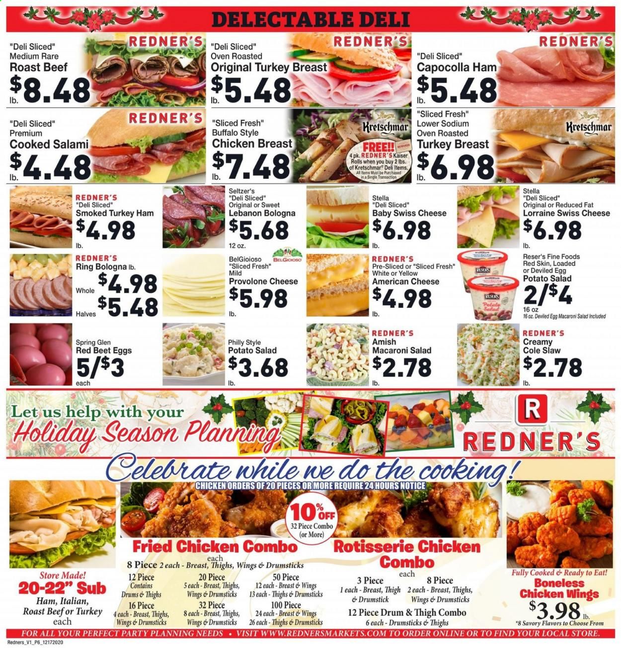 Redner's Markets Weekly Ad Flyer December 17 to December 24