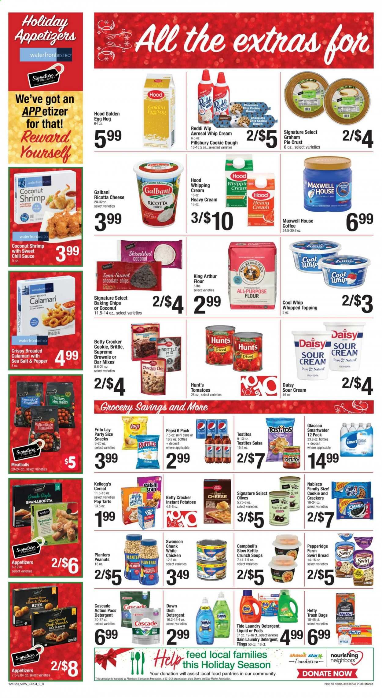 Shaw’s (MA, ME, NH, RI, VT) Weekly Ad Flyer December 18 to December 24