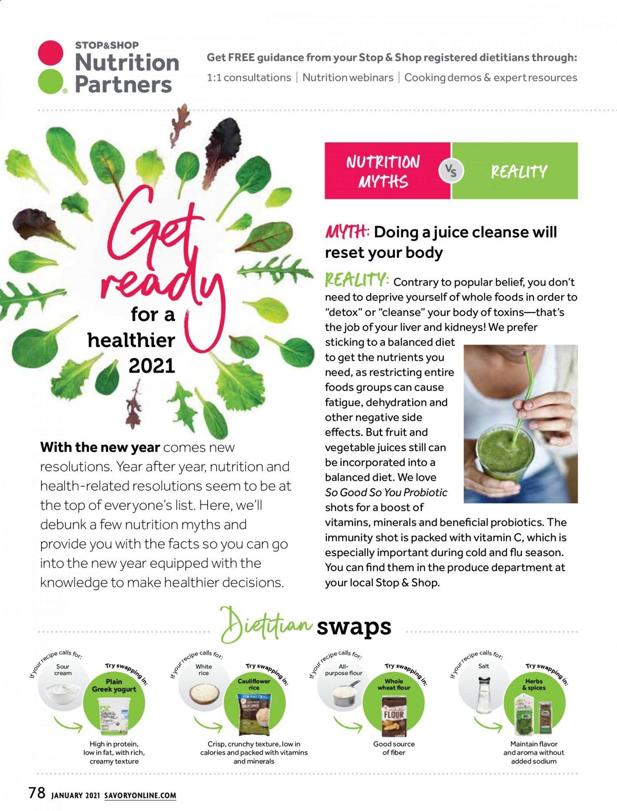Stop & Shop (CT, MA, NJ, NY, RI) Weekly Ad Flyer January 1 to January 31