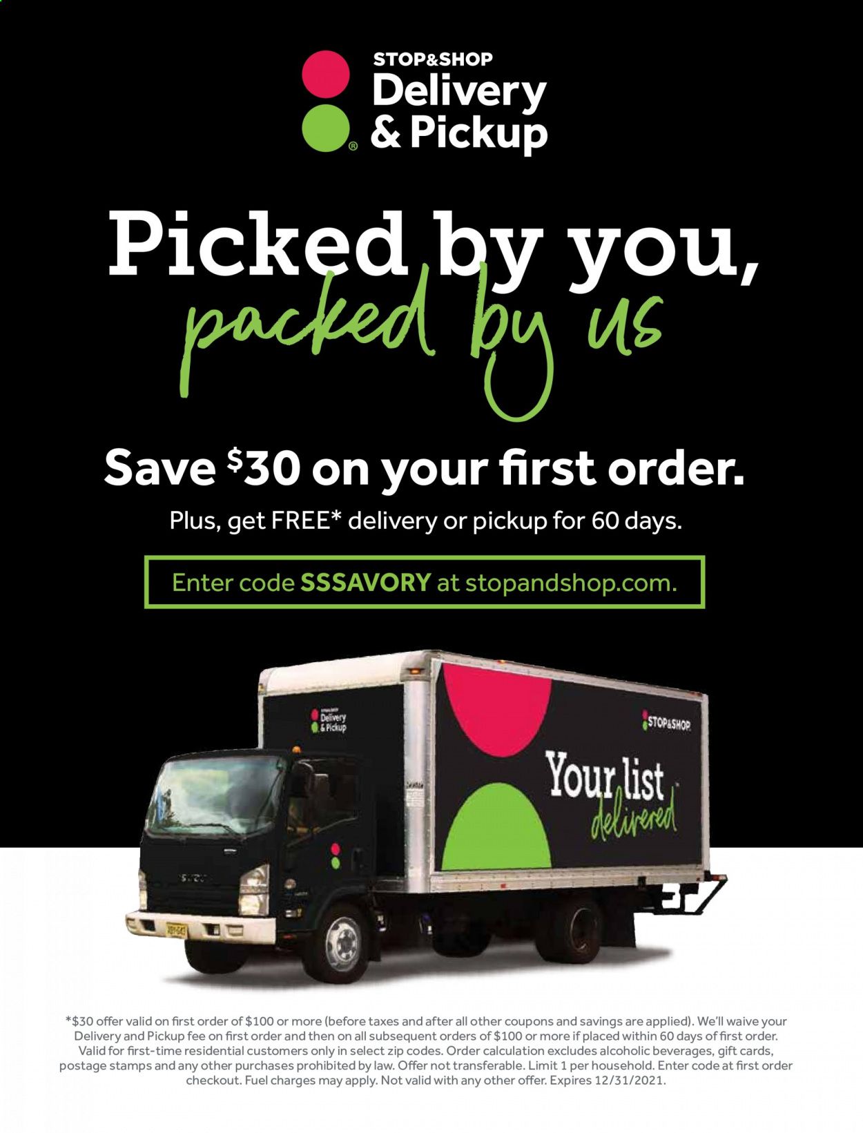 Stop & Shop (CT, MA, NJ, NY, RI) Weekly Ad Flyer January 1 to January 31
