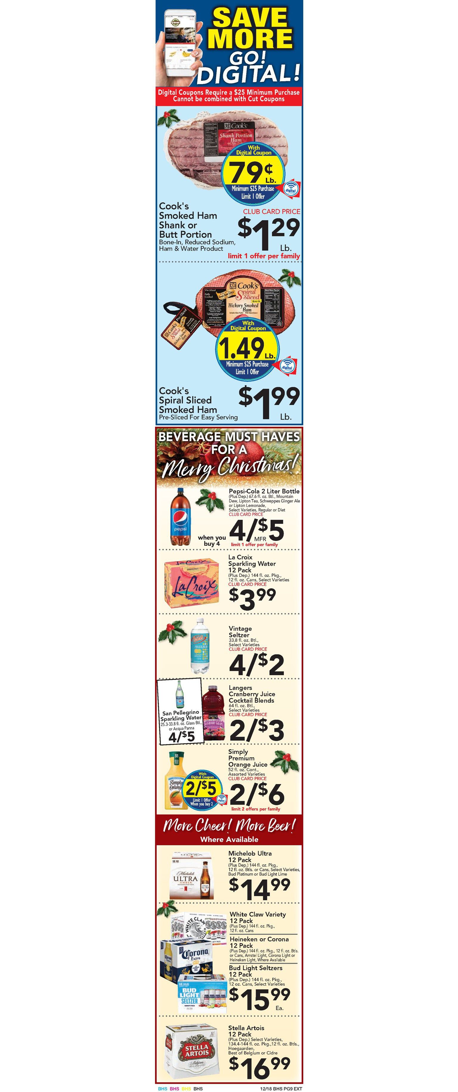 Brooklyn Harvest Market Christmas Holiday Weekly Ad Flyer December 18 to December 24, 2020