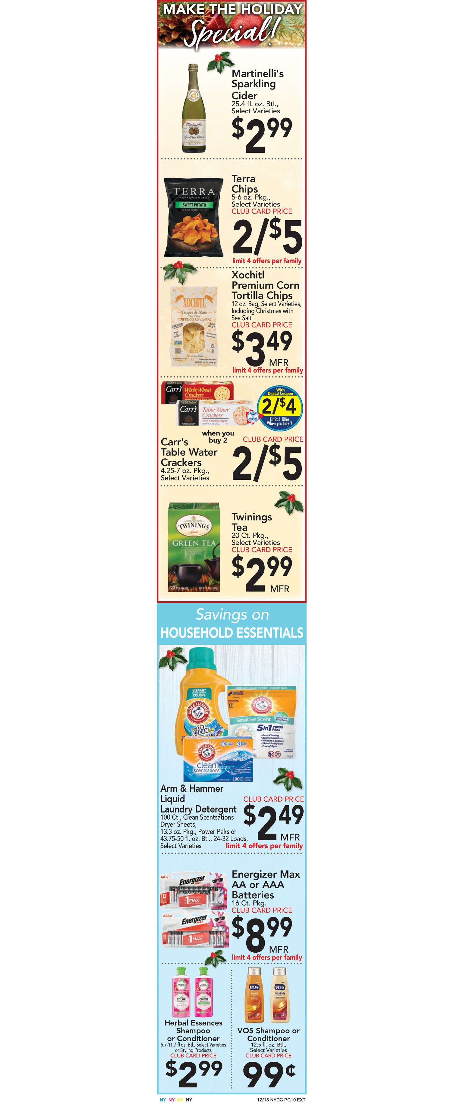 Brooklyn Harvest Market Christmas Holiday Weekly Ad Flyer December 18 to December 24, 2020