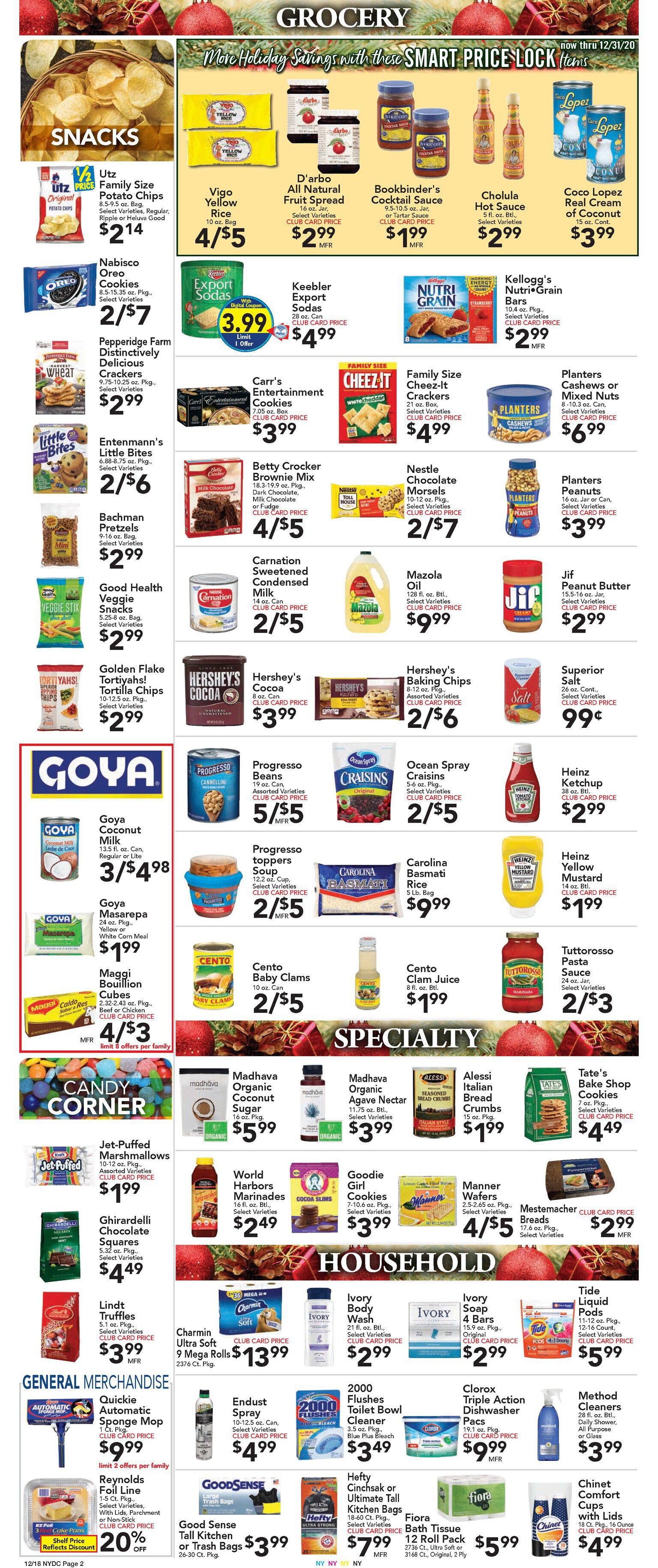 Brooklyn Harvest Market Christmas Holiday Weekly Ad Flyer December 18 to December 24, 2020