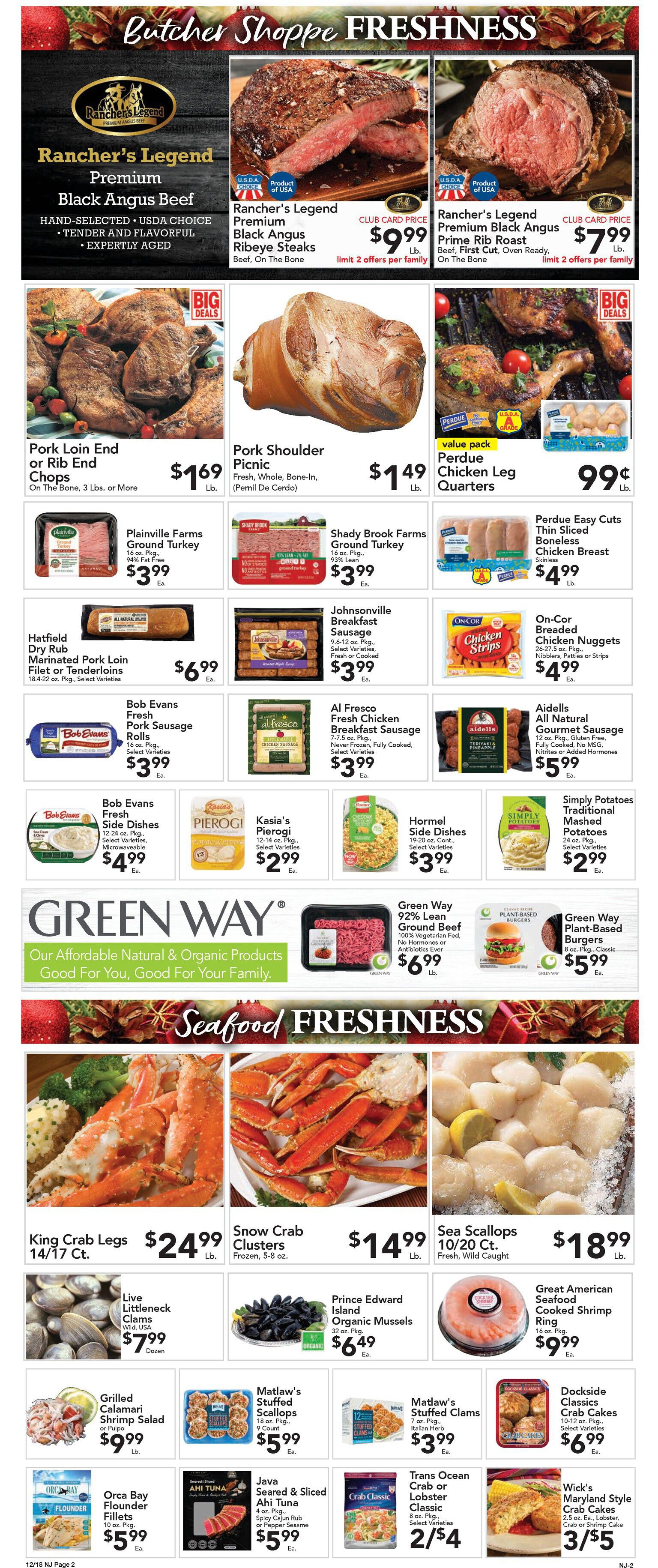 Foodtown Holiday Weekly Ad Flyer December 18 to December 24, 2020
