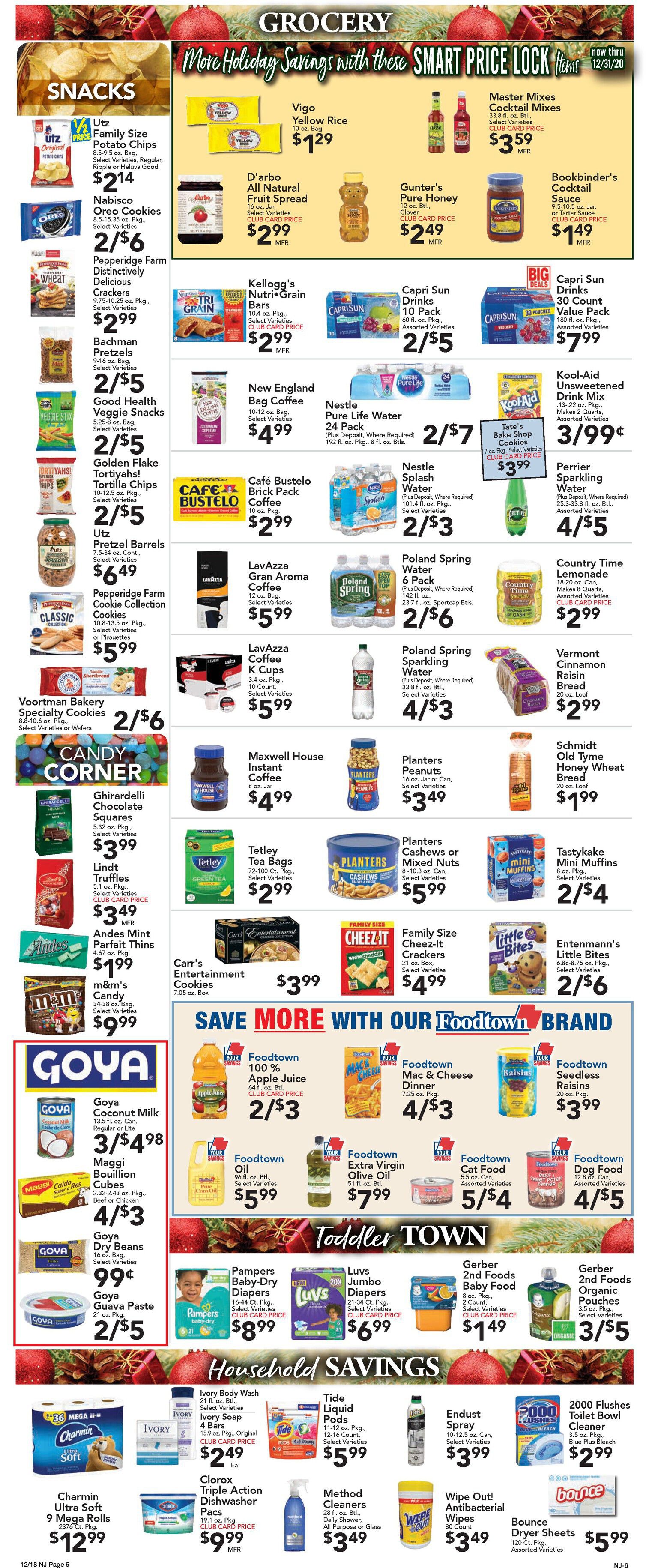 Foodtown Holiday Weekly Ad Flyer December 18 to December 24, 2020
