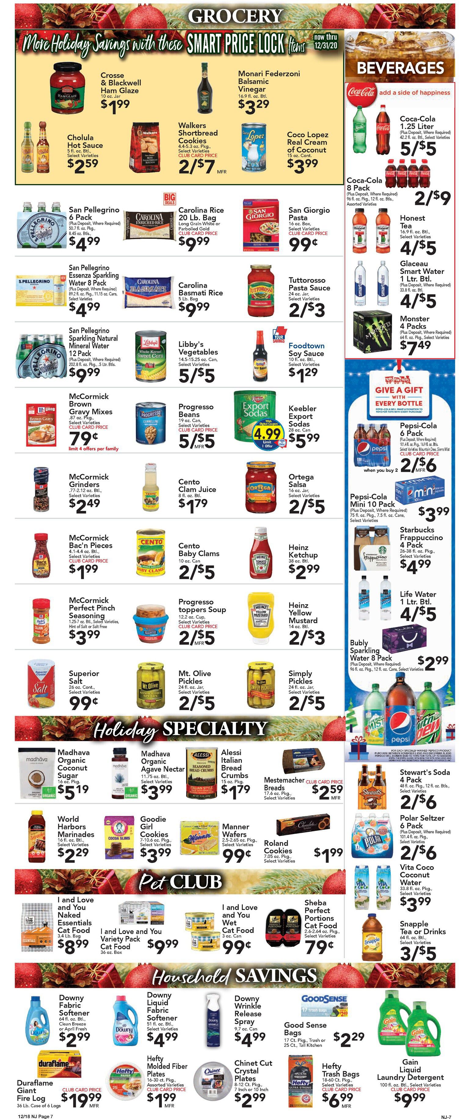 Foodtown Holiday Weekly Ad Flyer December 18 to December 24, 2020