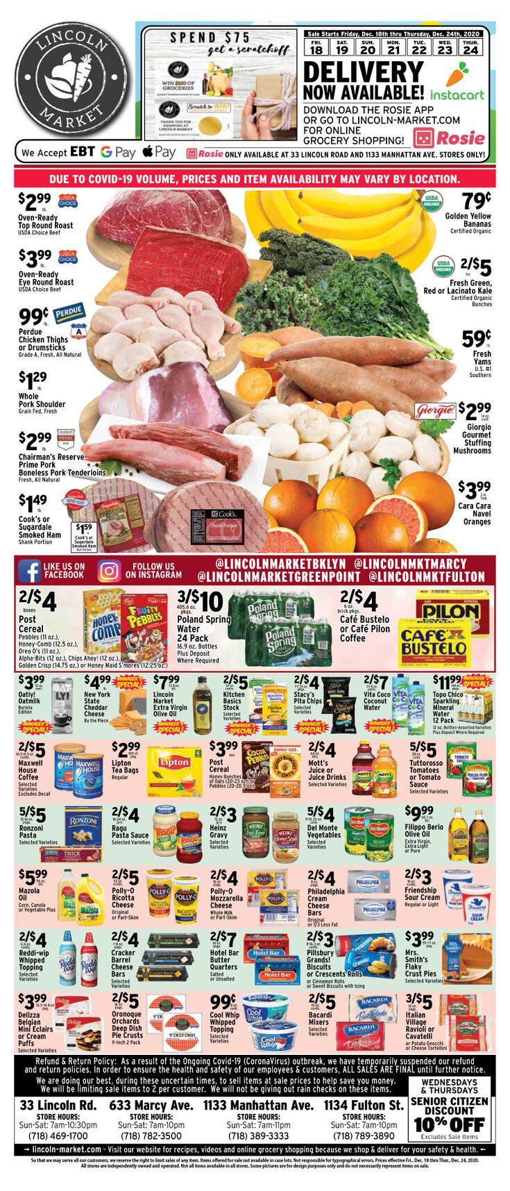 Lincoln Market Weekly Ad Flyer December 18 to December 24, 2020
