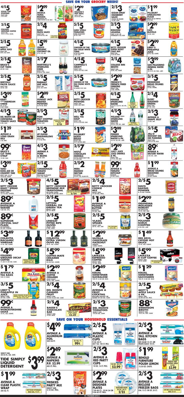 Pioneer Supermarkets Holiday Weekly Ad Flyer December 18 to December 24, 2020