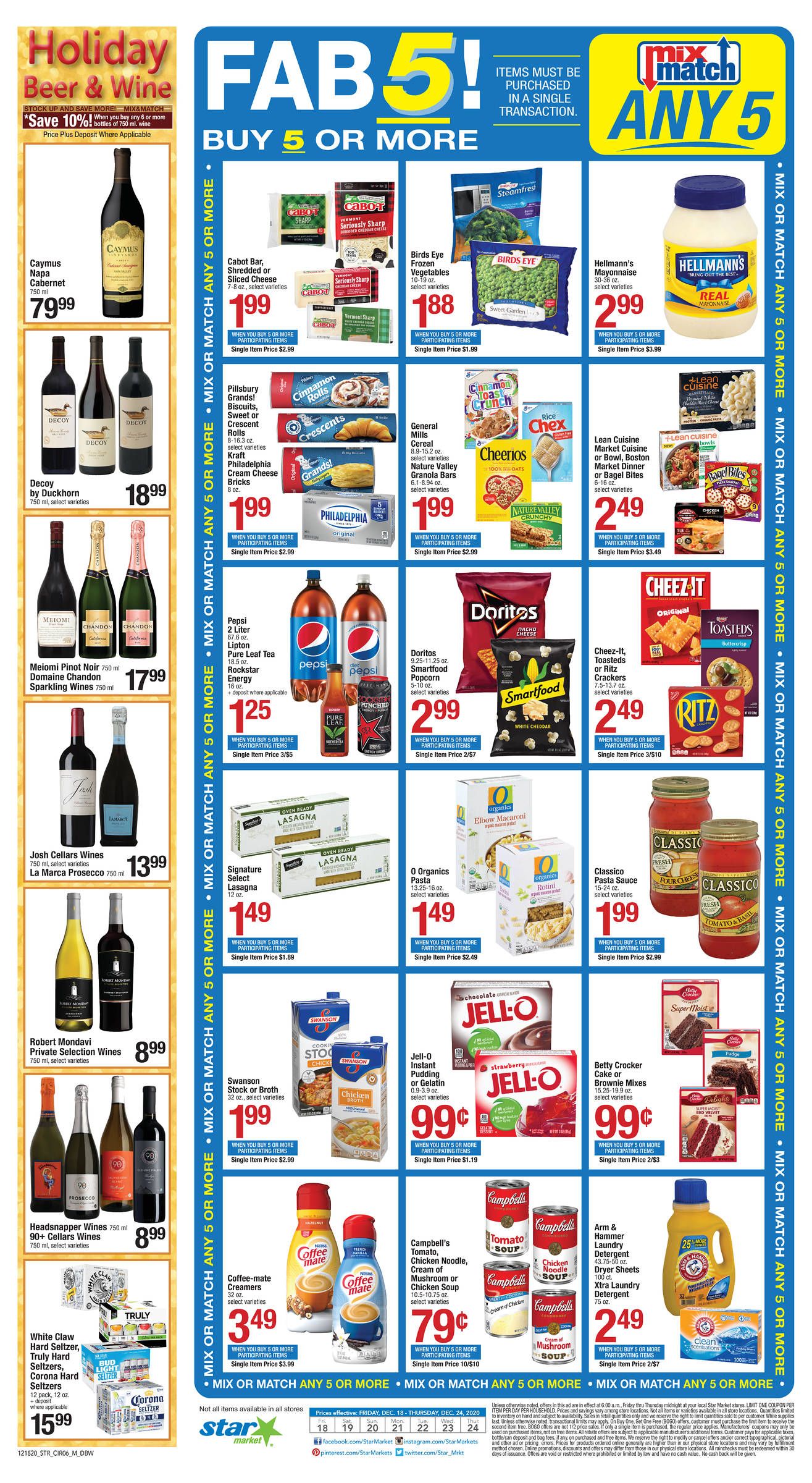 Star Market Holiday Weekly Ad Flyer December 18 to December 24, 2020