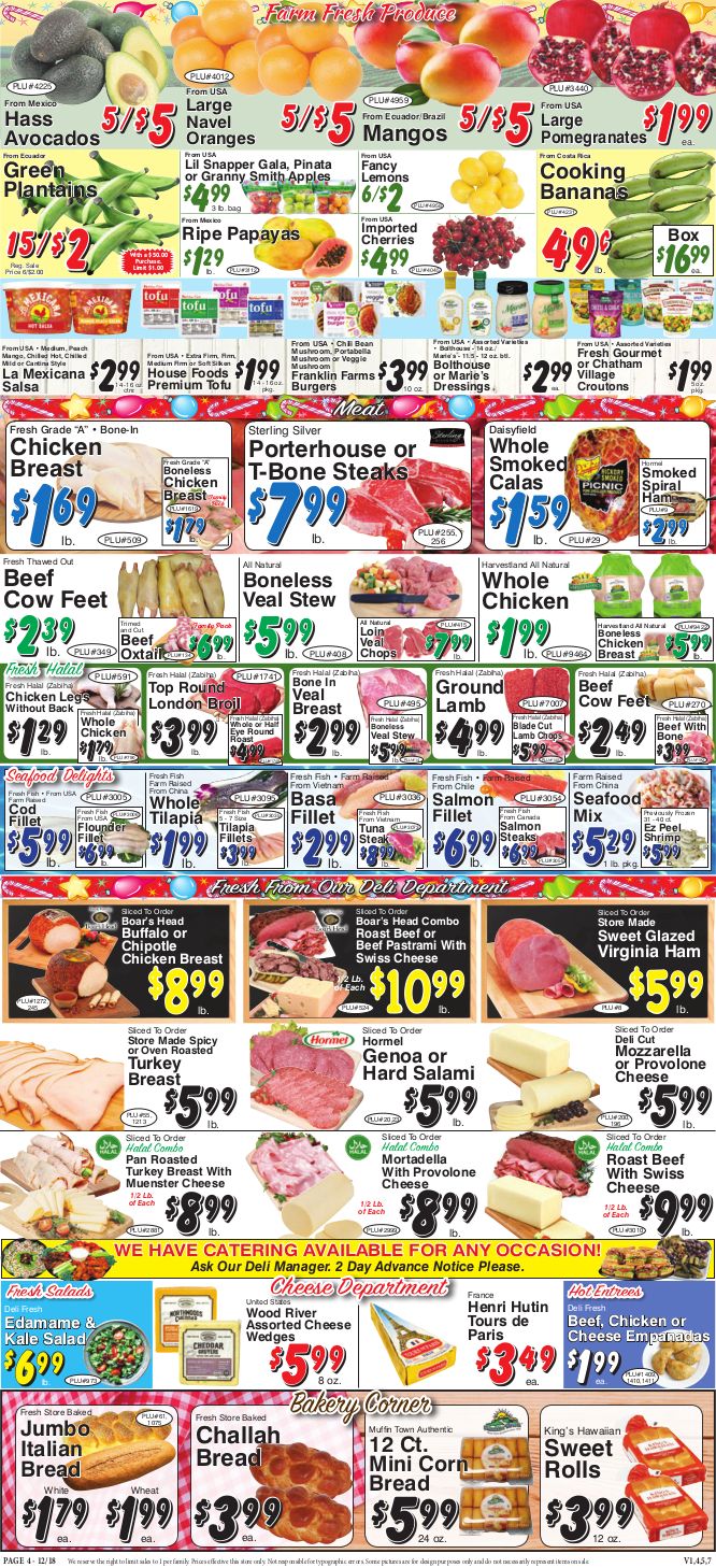Trade Fair Supermarket Holiday Weekly Ad Flyer December 18 to December 24, 2020
