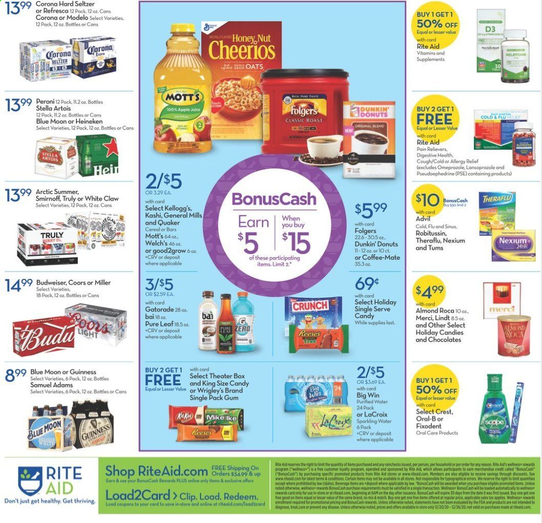 RITE AID Weekly Ad Flyer December 20 to December 26