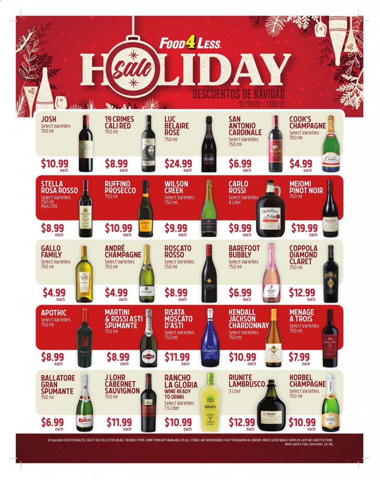 Food 4 Less (CA) Weekly Ad Flyer December 10 to January 6
