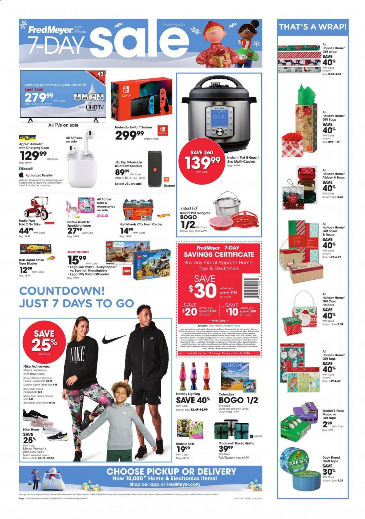 Fred Meyer Weekly Ad Flyer December 18 to December 24