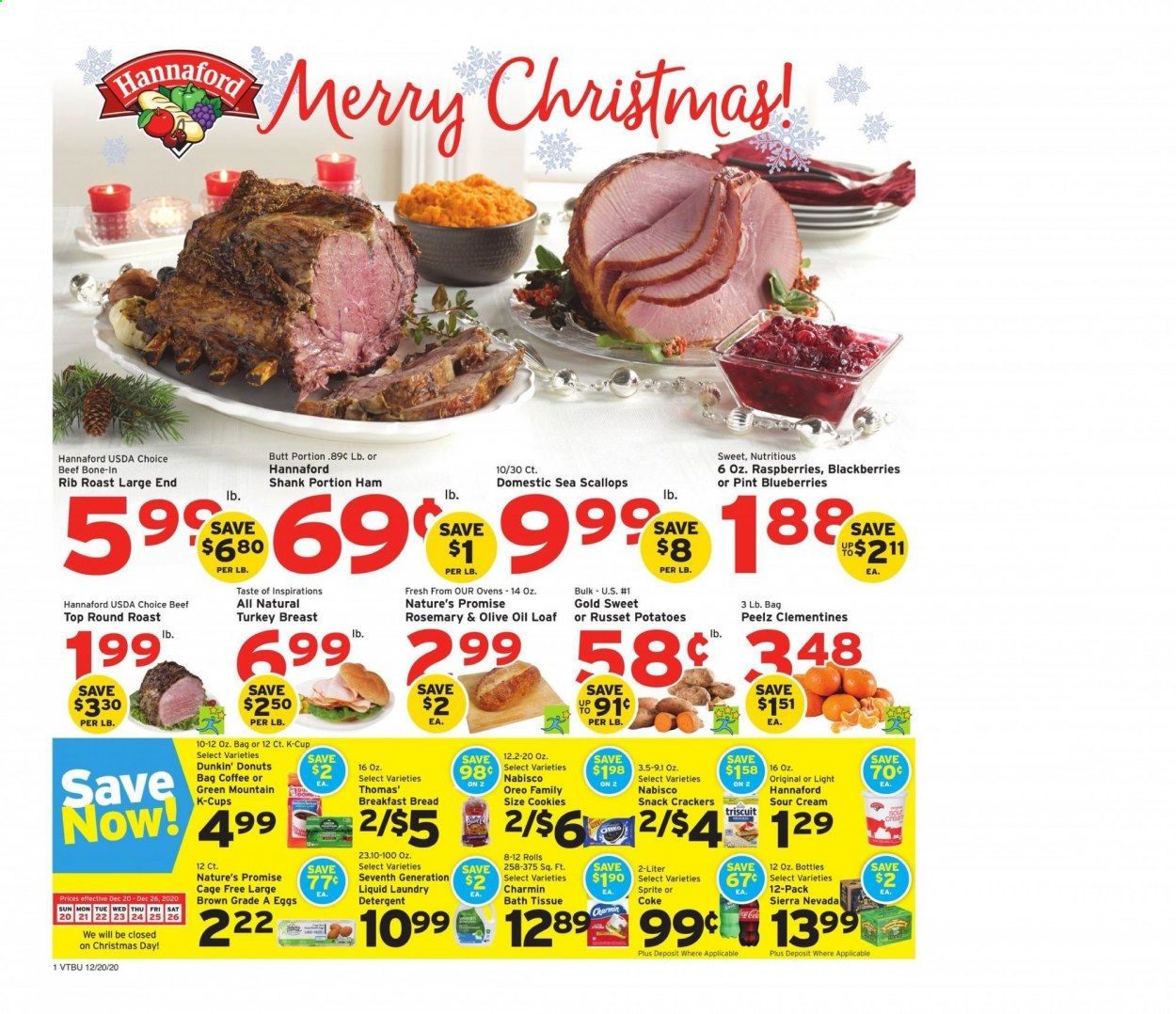 Hannaford (VT) Weekly Ad Flyer December 20 to December 26