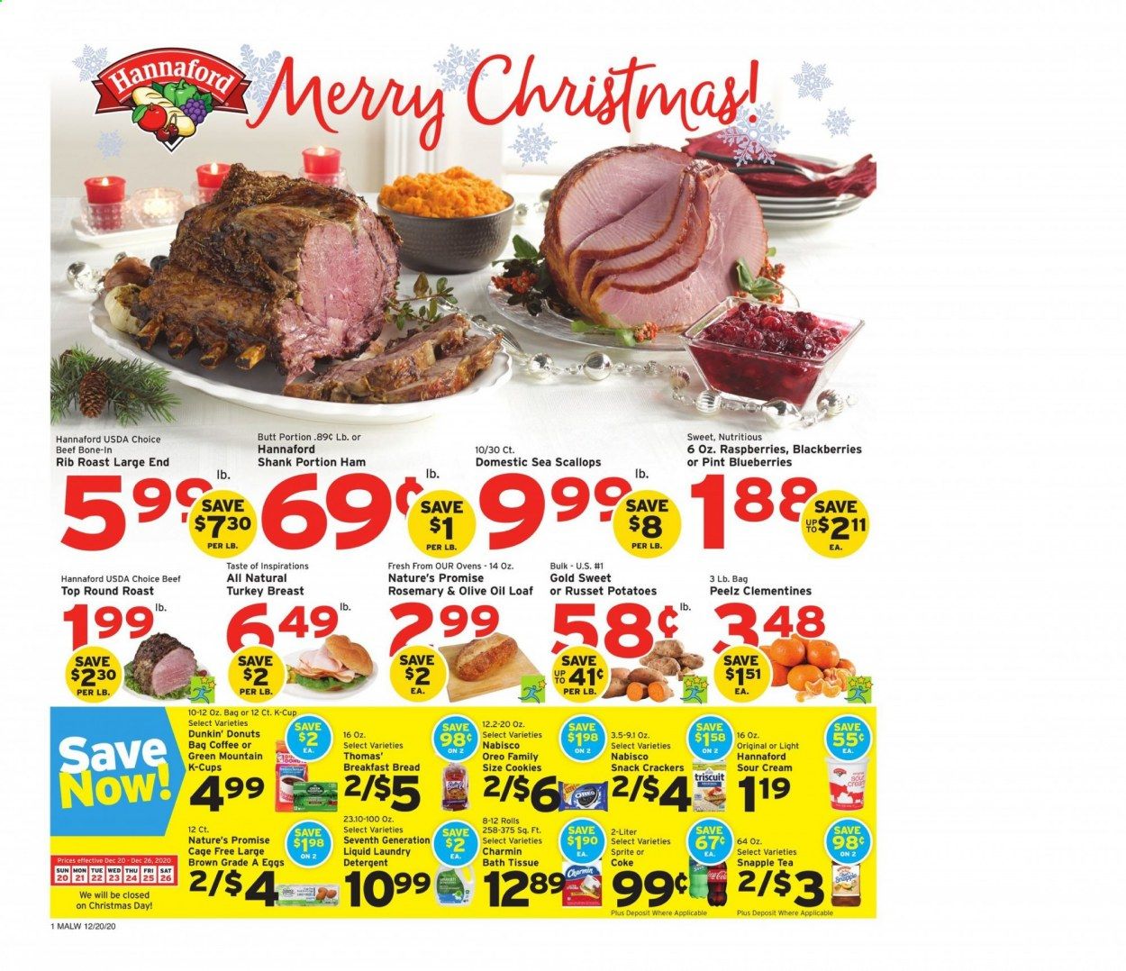 Hannaford (MA) Weekly Ad Flyer December 20 to December 26