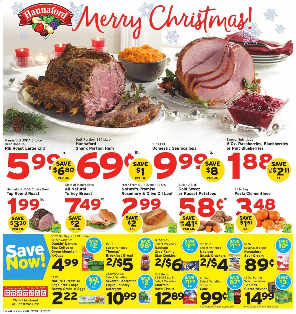 Hannaford (NY) Weekly Ad Flyer December 20 to December 26