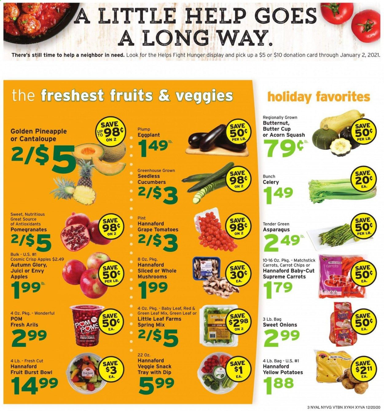 Hannaford (NY) Weekly Ad Flyer December 20 to December 26