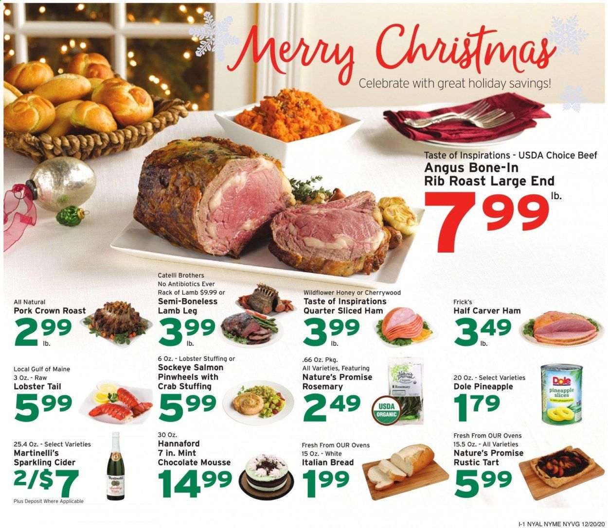 Hannaford (NY) Weekly Ad Flyer December 20 to December 26