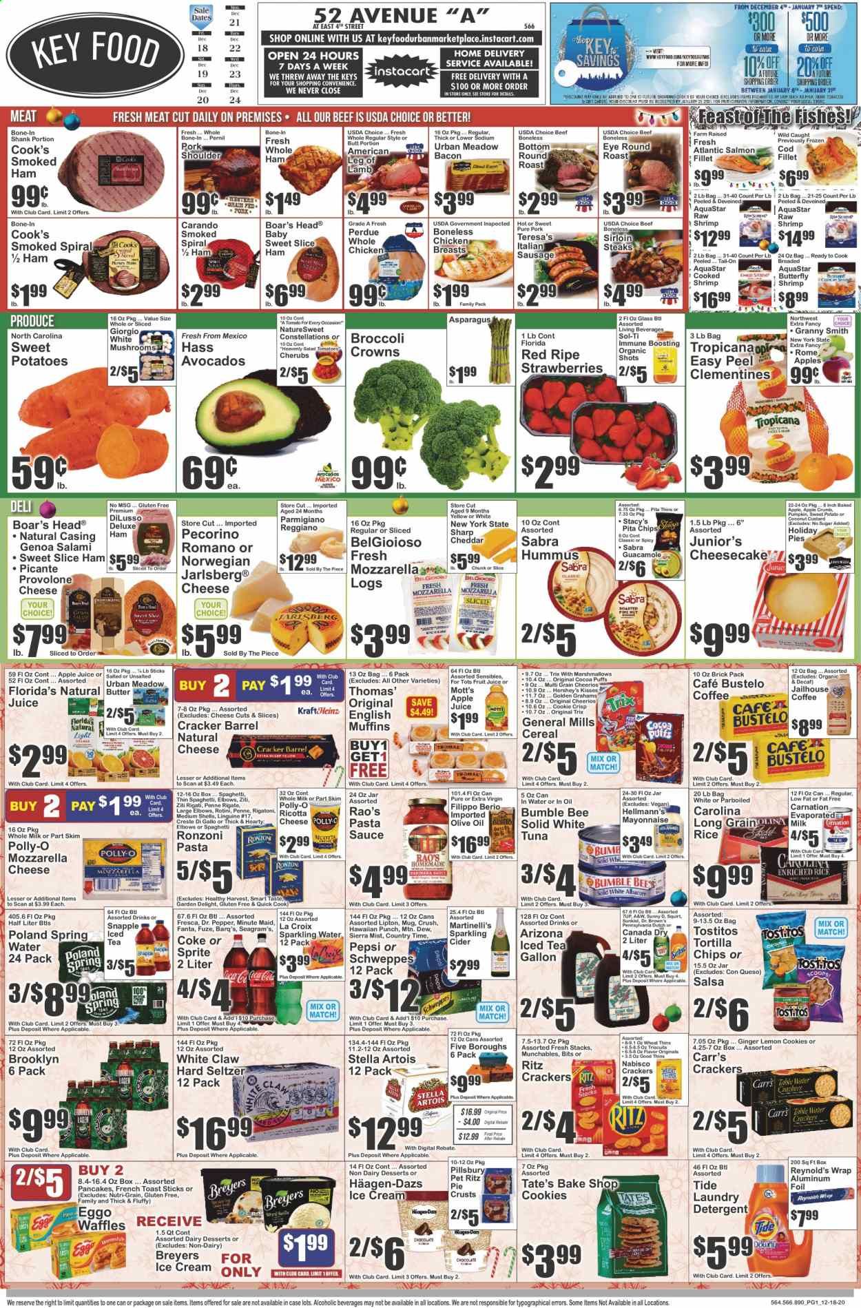 Key Food (NY) Weekly Ad Flyer December 18 to December 24