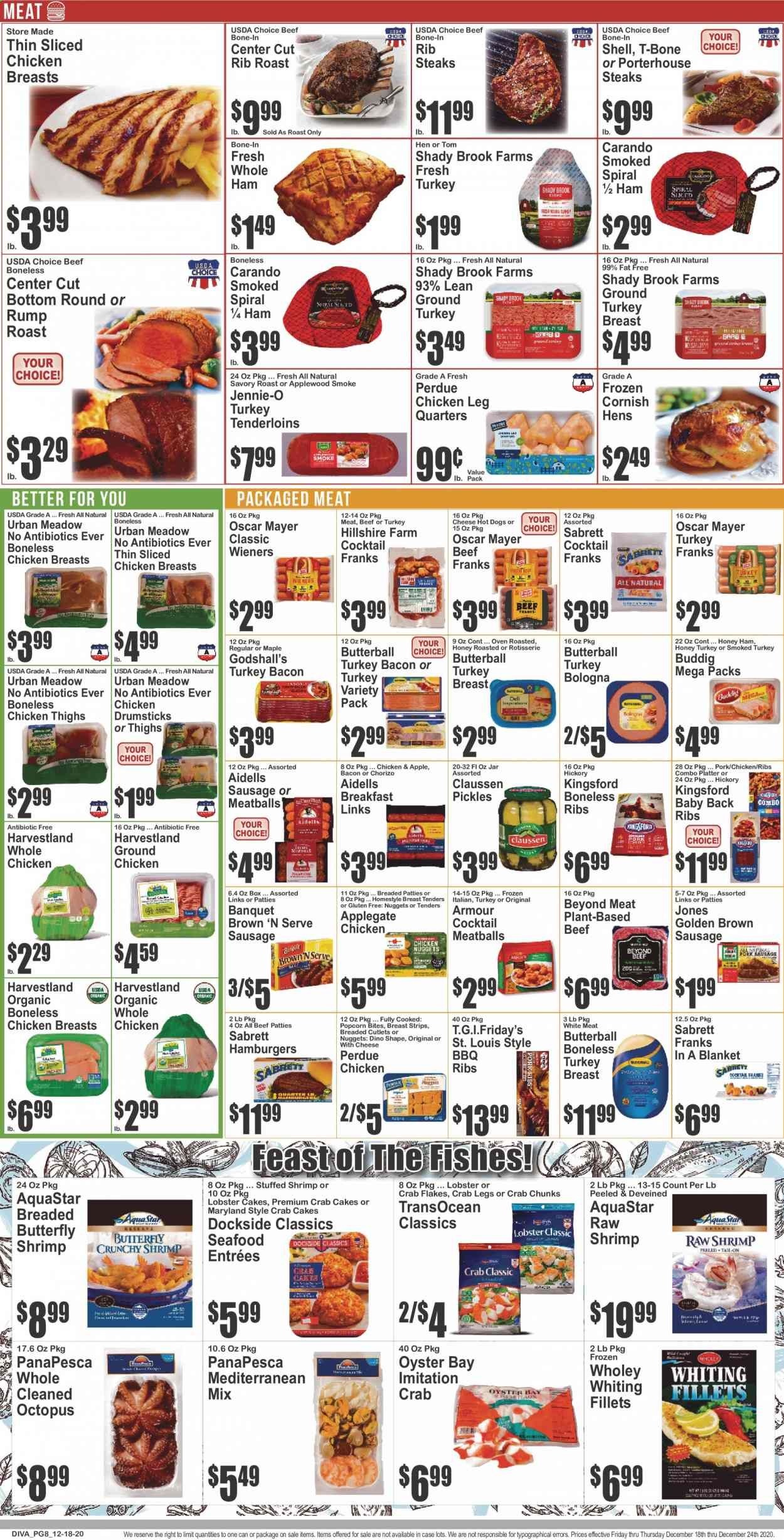 Key Food (NJ, NY) Weekly Ad Flyer December 18 to December 24