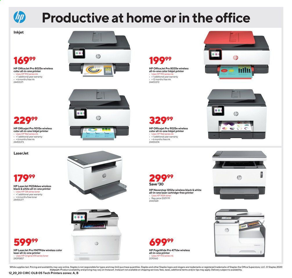 Staples Weekly Ad Flyer December 20 to December 26