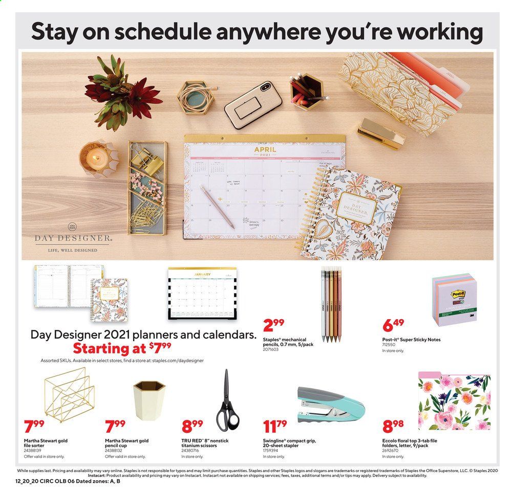 Staples Weekly Ad Flyer December 20 to December 26