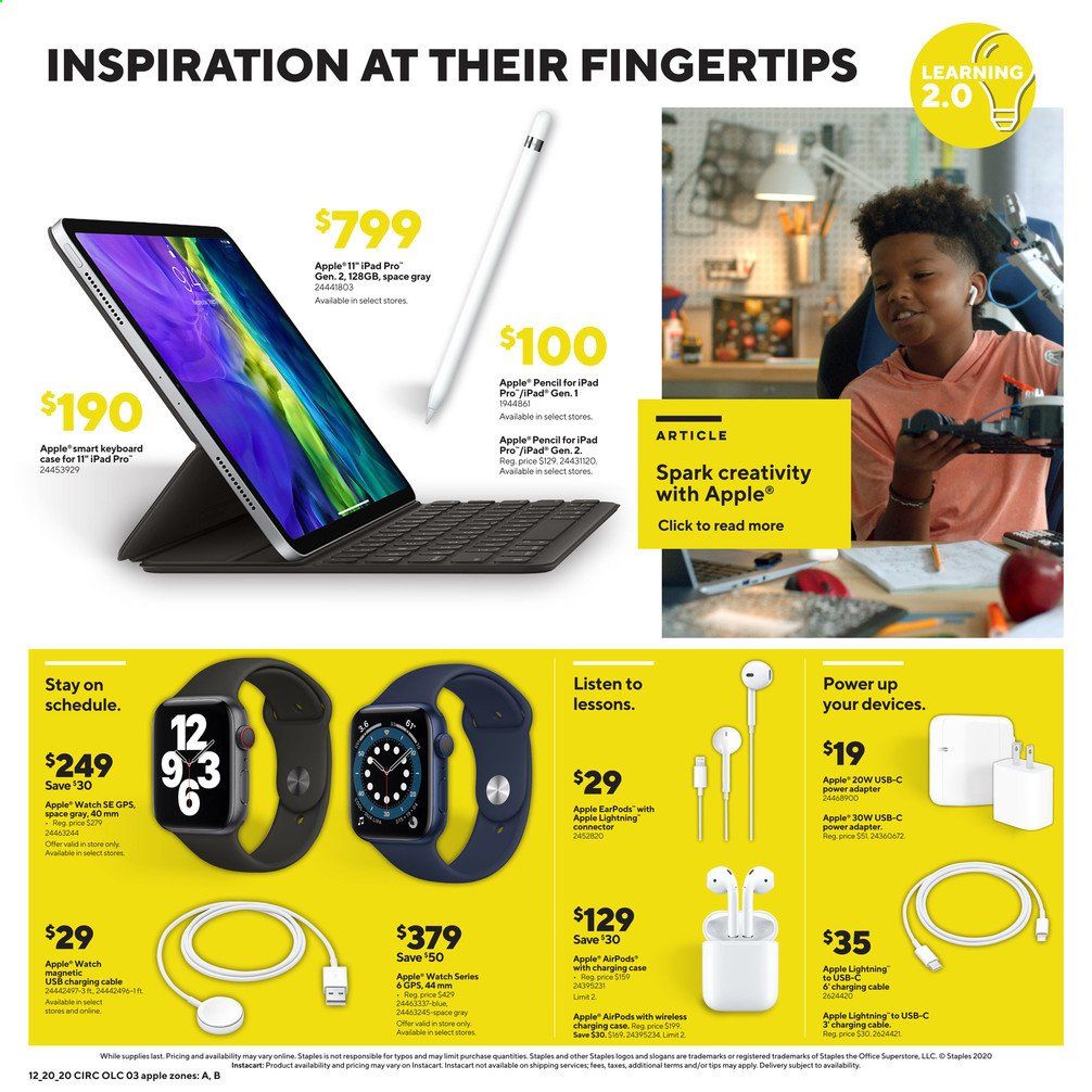 Staples Weekly Ad Flyer December 20 to December 26