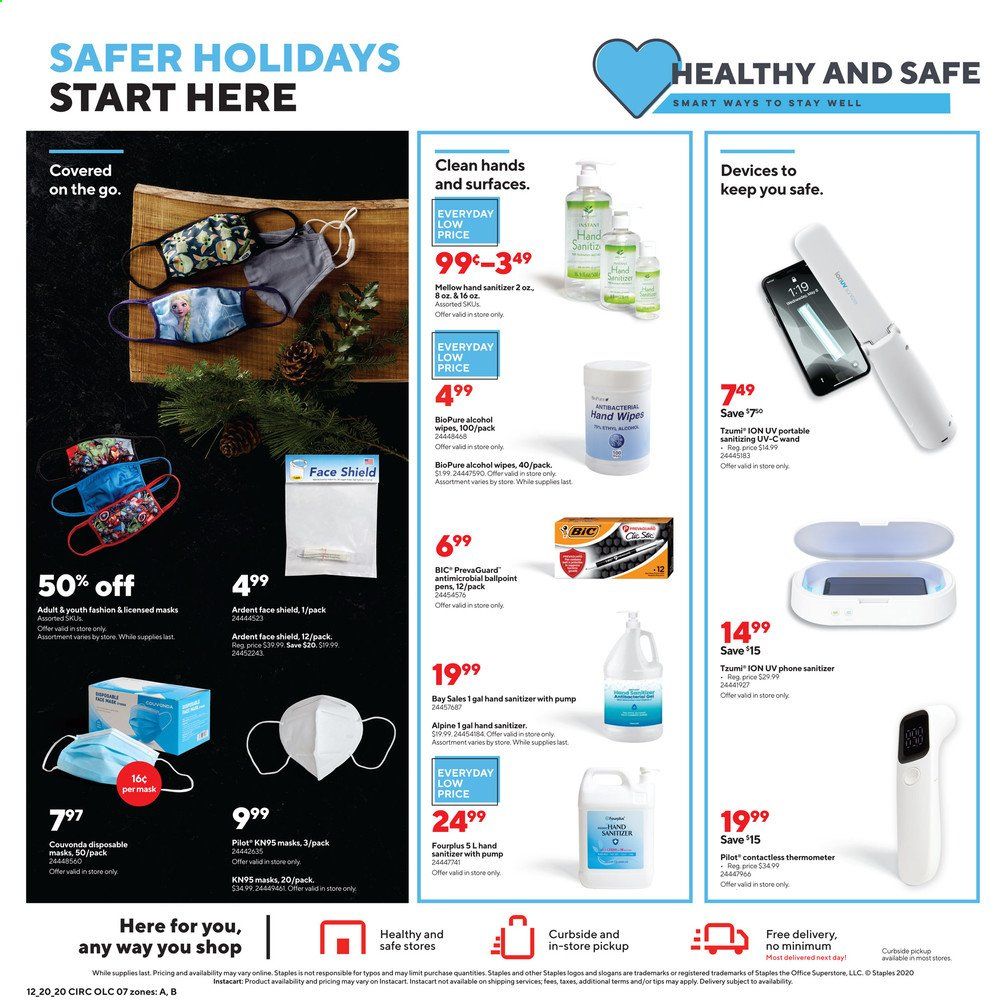 Staples Weekly Ad Flyer December 20 to December 26