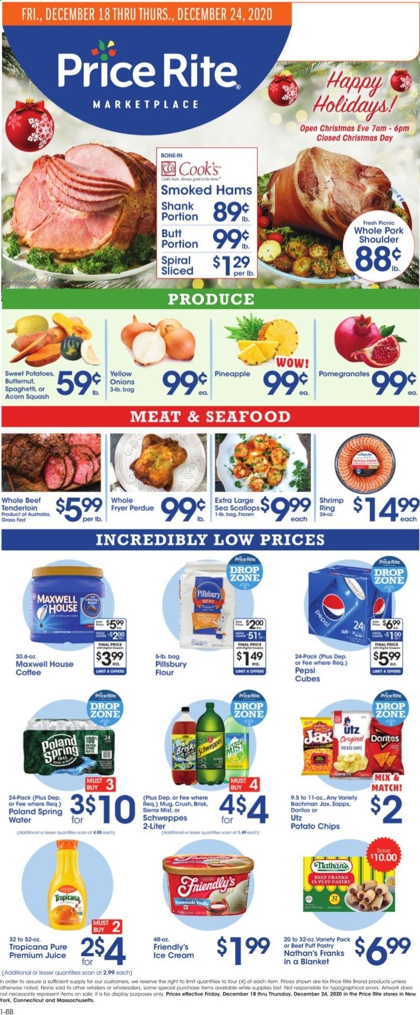 Price Rite (CT, MA, MD, NH, NJ, NY, PA, RI) Weekly Ad Flyer December 18 to December 24