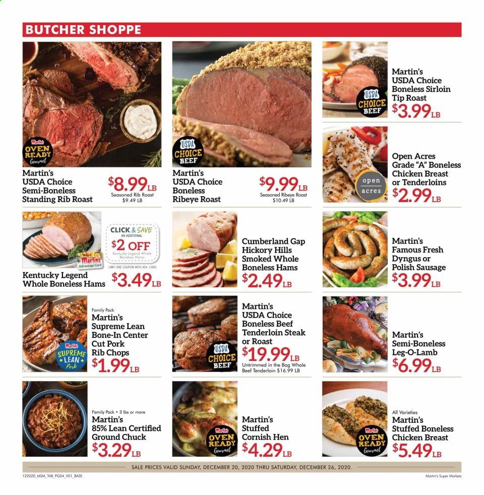 Martin’s Weekly Ad Flyer December 20 to December 26