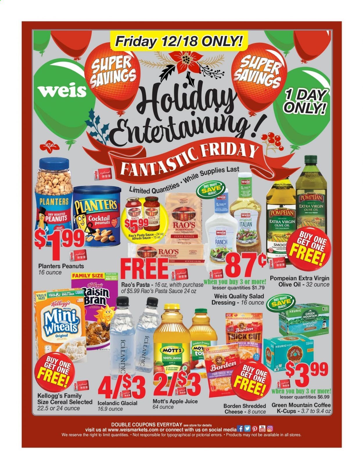Weis Weekly Ad Flyer December 18 to December 18