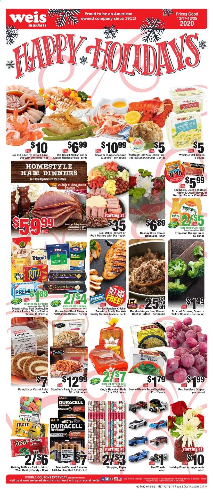 Weis Weekly Ad Flyer December 17 to December 25