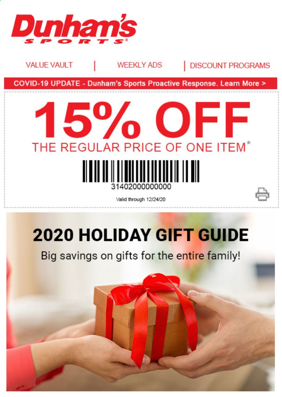 Dunham's Sports Weekly Ad Flyer December 18 to December 24