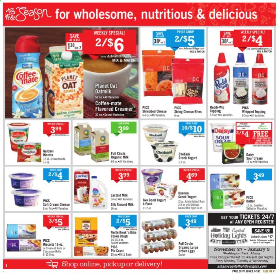 Price Chopper (CT, MA, NH, NY, PA, VT) Weekly Ad Flyer December 19 to December 26