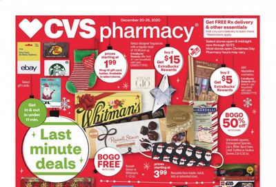 CVS Pharmacy Weekly Ad Flyer December 20 to December 26
