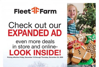 Fleet Farm Weekly Ad Flyer December 18 to December 24