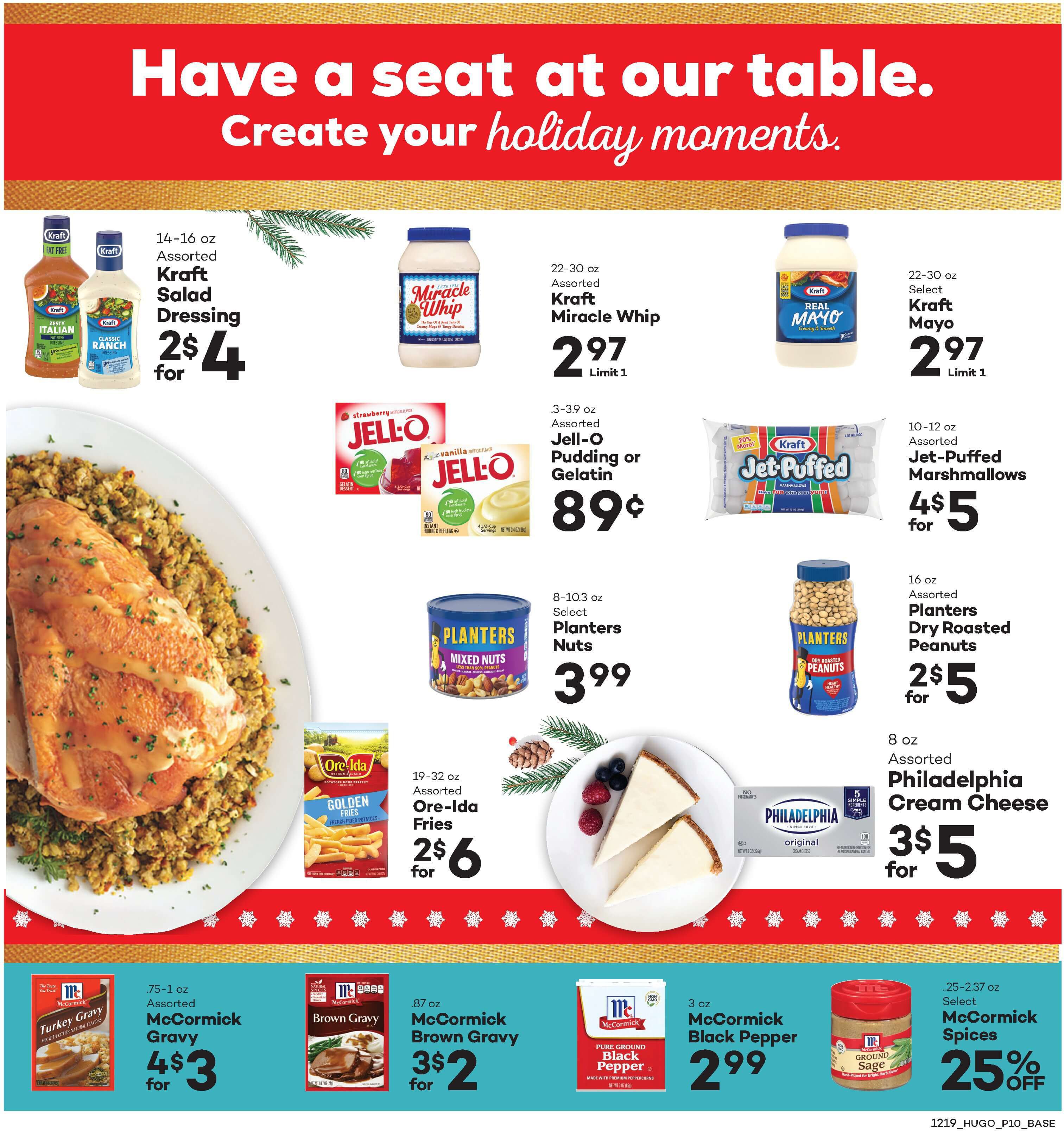 Hugo's Family Marketplace Holiday Weekly Ad Flyer December 19 to December 25, 2020
