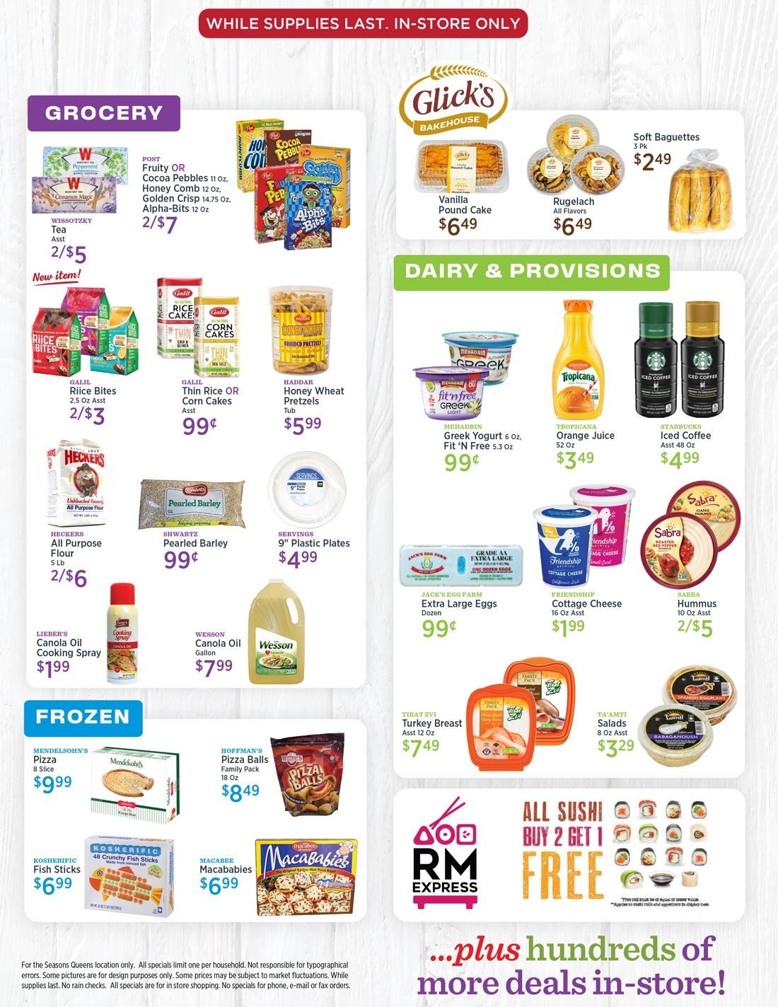 Seasons Kosher Weekly Ad Flyer December 20 to December 25, 2020