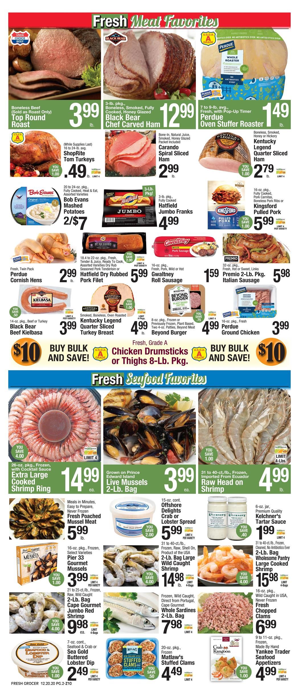 The Fresh Grocer Weekly Ad Flyer December 20 to December 26, 2020
