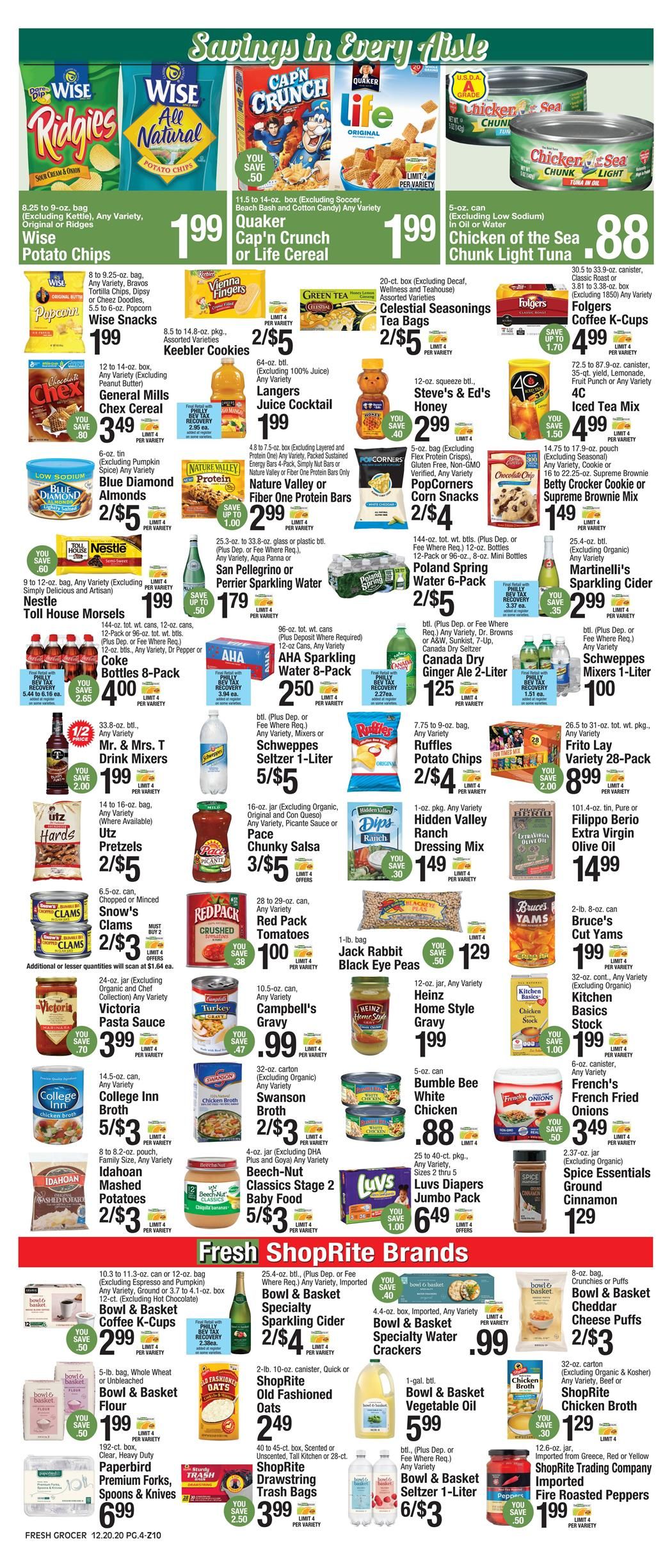 The Fresh Grocer Weekly Ad Flyer December 20 to December 26, 2020