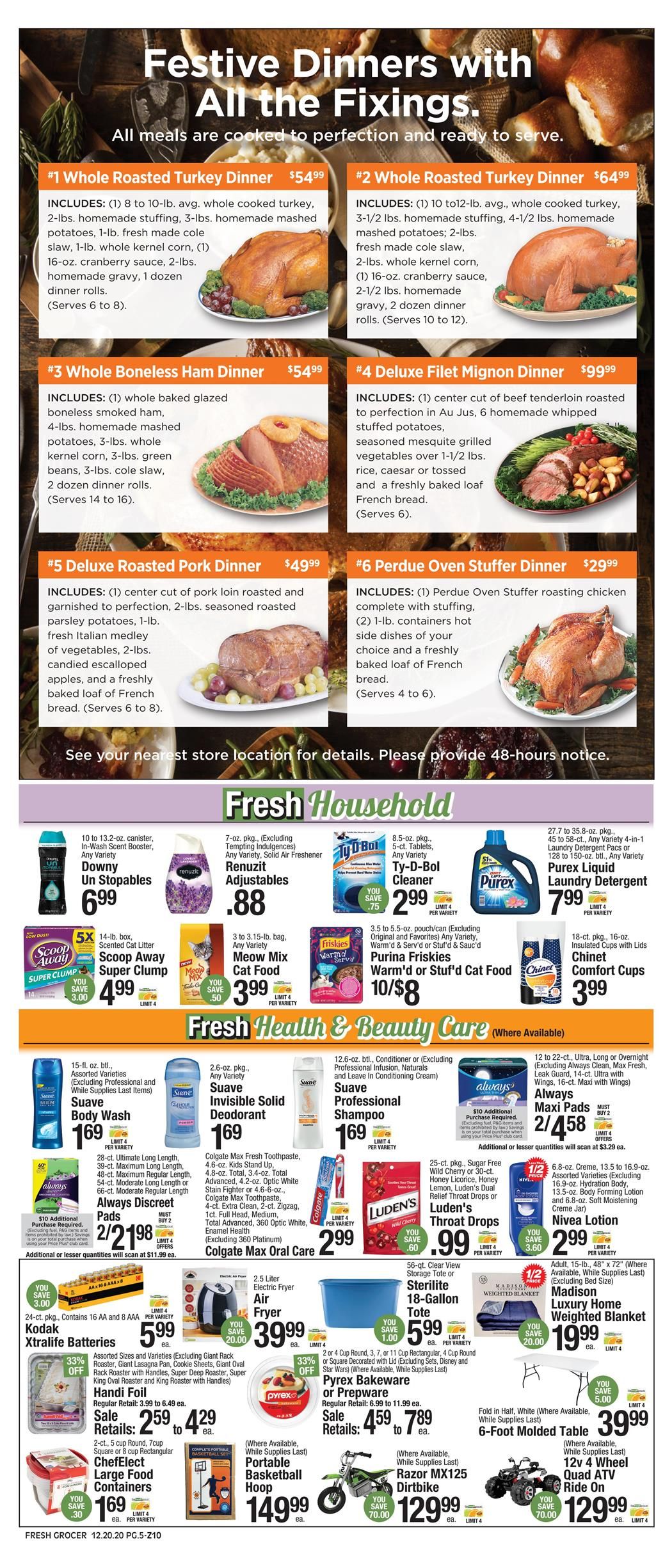 The Fresh Grocer Weekly Ad Flyer December 20 to December 26, 2020