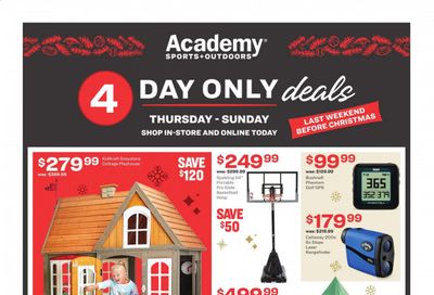 Academy Sports Weekly Ad Flyer December 17 to December 20