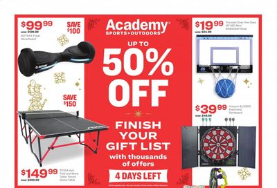 Academy Sports Weekly Ad Flyer December 21 to December 24
