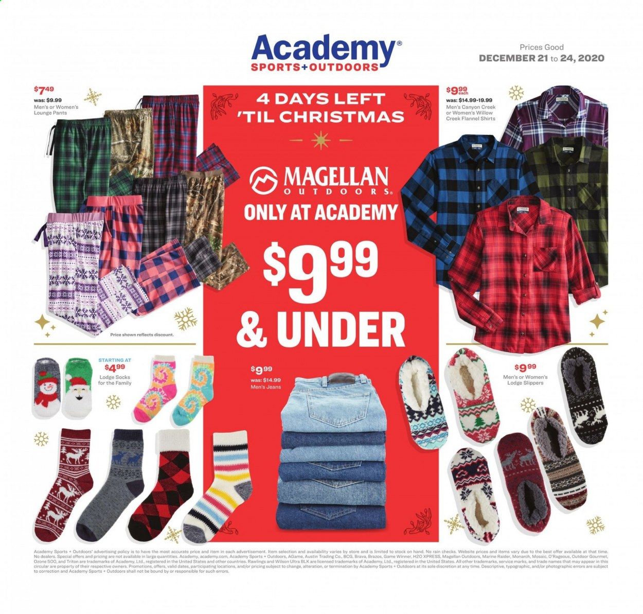 Academy Sports Weekly Ad Flyer December 21 to December 24