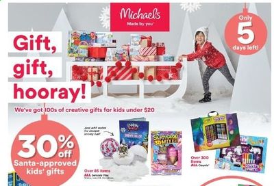 Michaels Weekly Ad Flyer December 20 to December 26