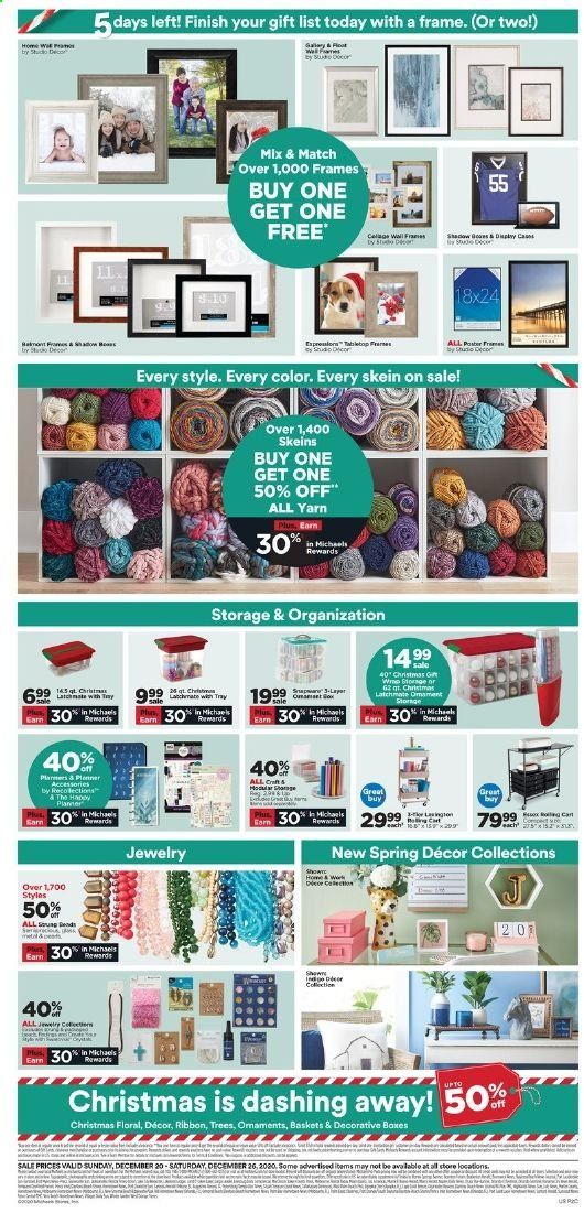 Michaels Weekly Ad Flyer December 20 to December 26